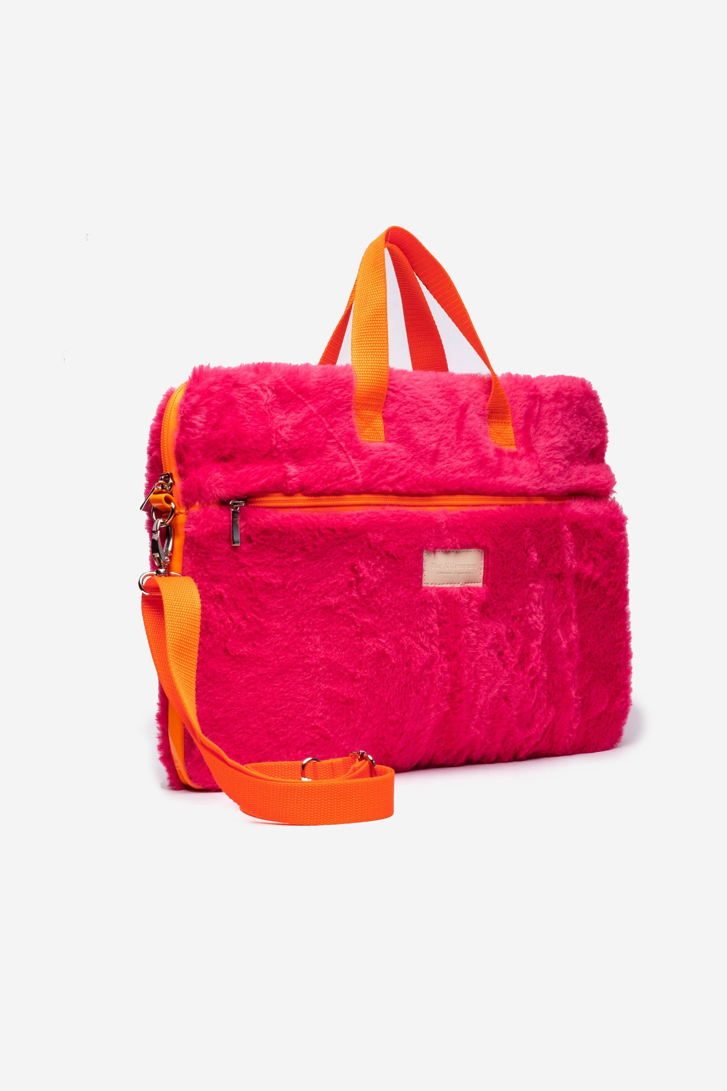 Estuche Computador Fur Fucsia