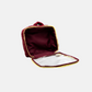 Glassy Bag L Fur Cherry