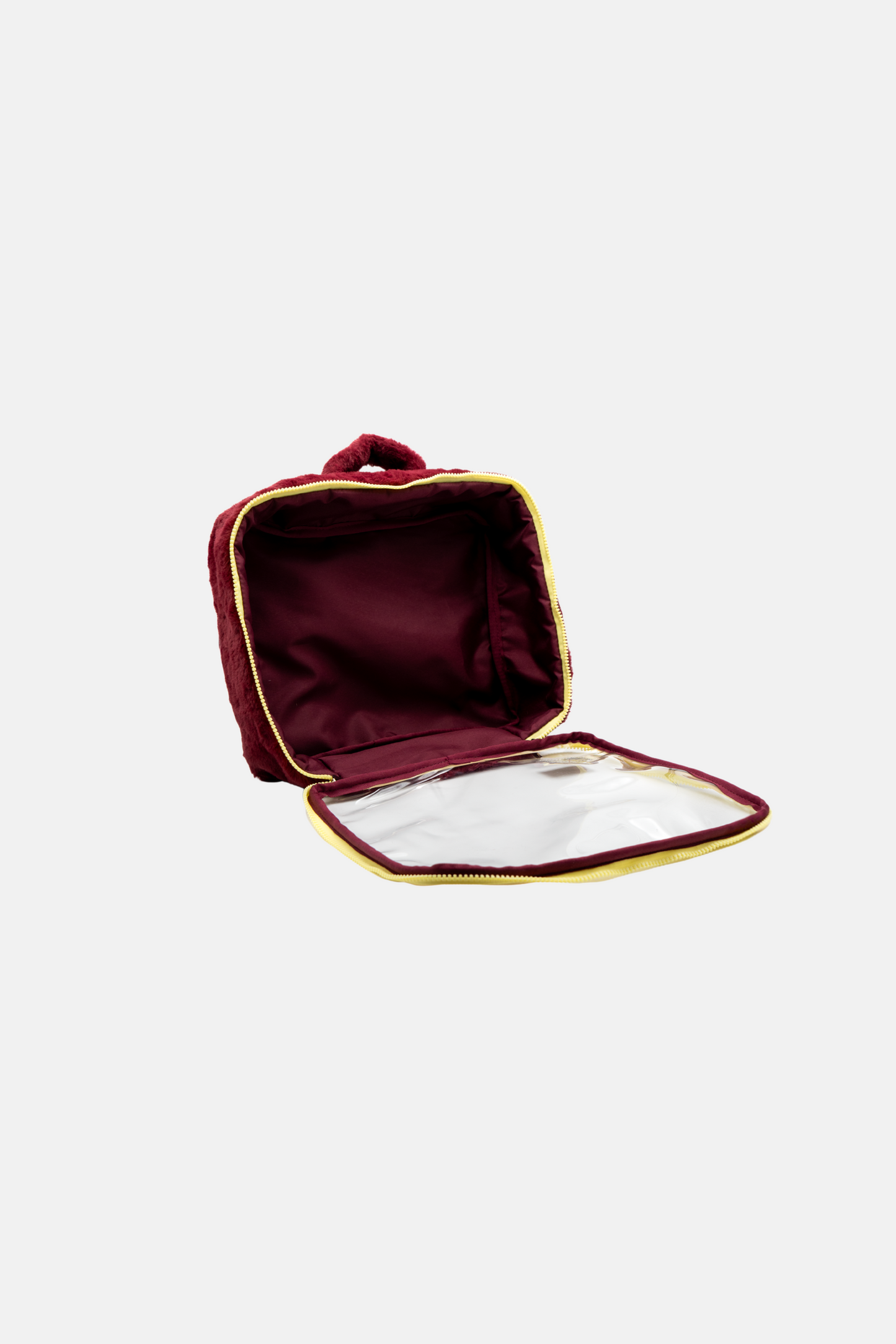 Glassy Bag L Fur Cherry