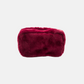 Glassy Bag M Fur Cherry