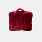 Glassy Bag L Fur Cherry
